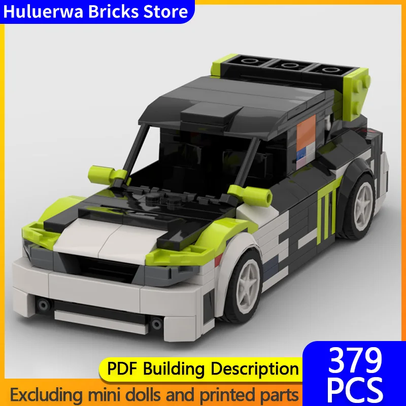 

Speed Racing Car Model MOC Building Bricks Impreza WRX STI Compact Hatchback Modular Technology Children Holiday Gifts Toys Suit