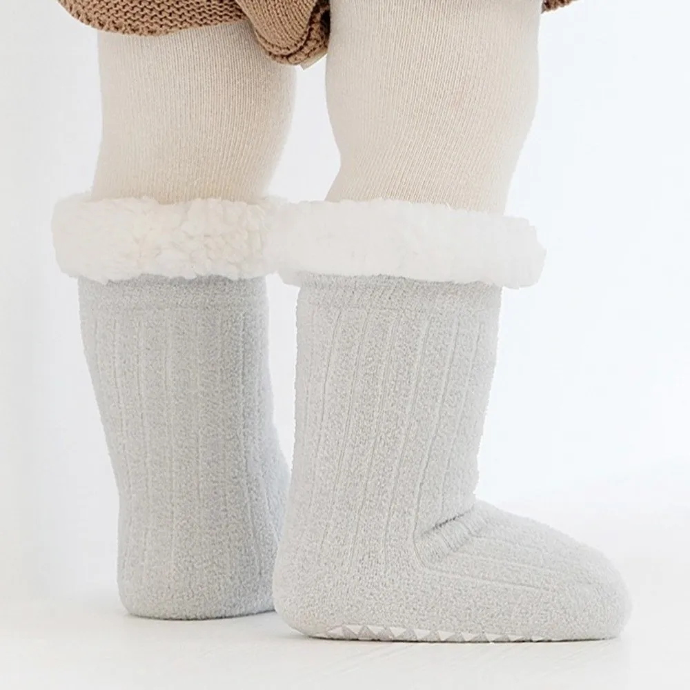 العظم الشتاء الصوف الطفل الجوارب غير الضغط أدوات الدفء منتصف العجل الجوارب فضفاضة المناسب زائد المخملية النوم الجوارب