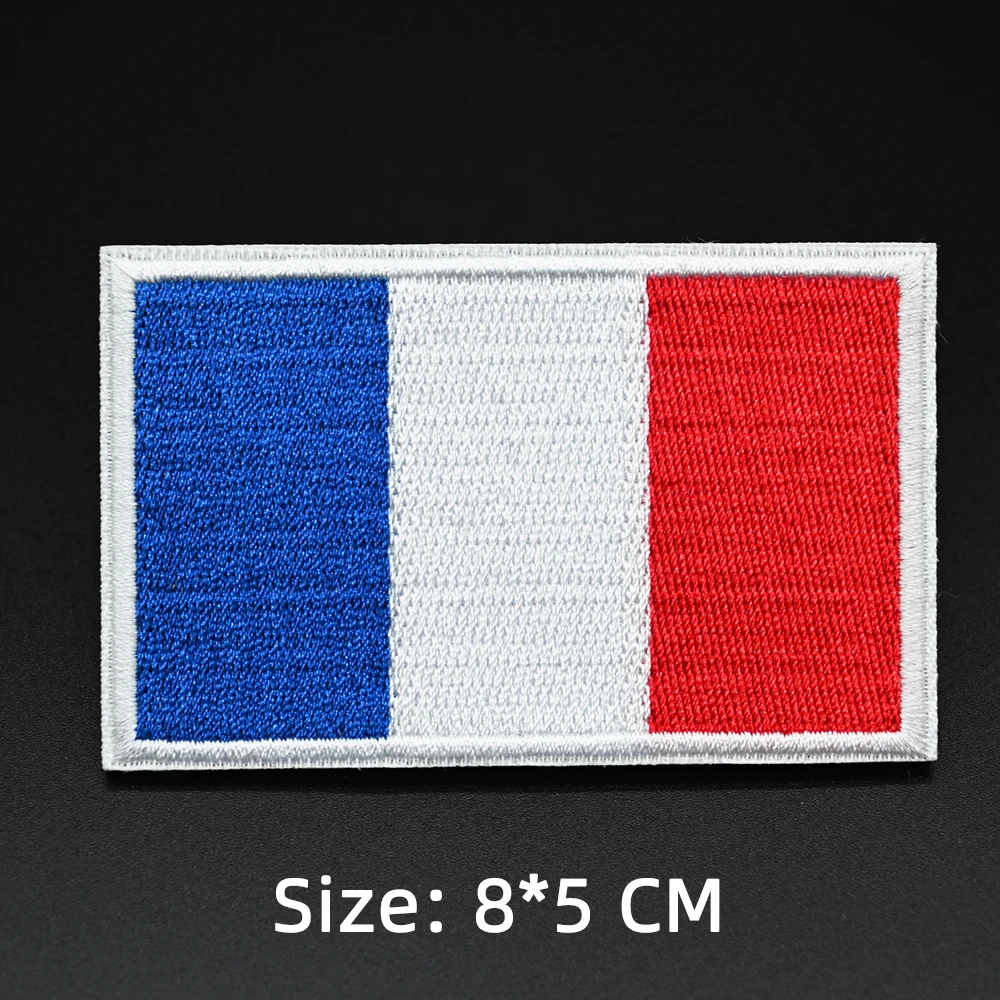 Embroidery Flag Patch US UK Canada Australia Tactical Hook and Loop Patches Backpacks For Clothing Military Army Accessories