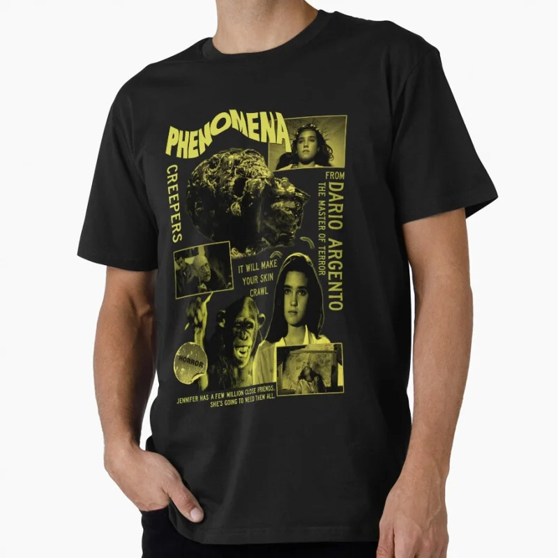 

Phenomena - It Will Make Your Skin Crawl Retro Scary Halloween Gift T shirt for men Large size Tops 100% cotton printed Clothes