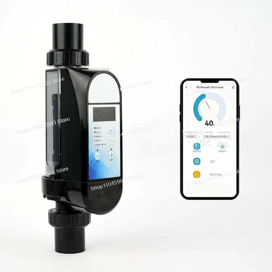 Smart Salt Chlorinator, APP Controlled Electrolytic Pool Sanitizer System