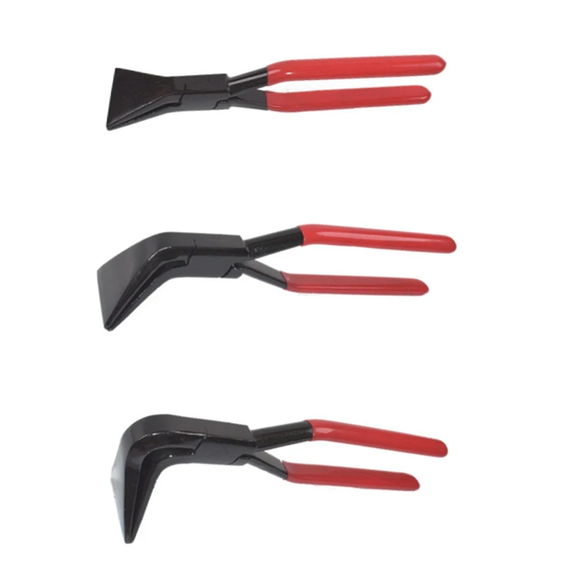 3PCS Hand Seamers Sheet Metal Tools Straight Jaw 45° 90° Metal Bending Pliers  For Bending And Flattening Sheet Metal