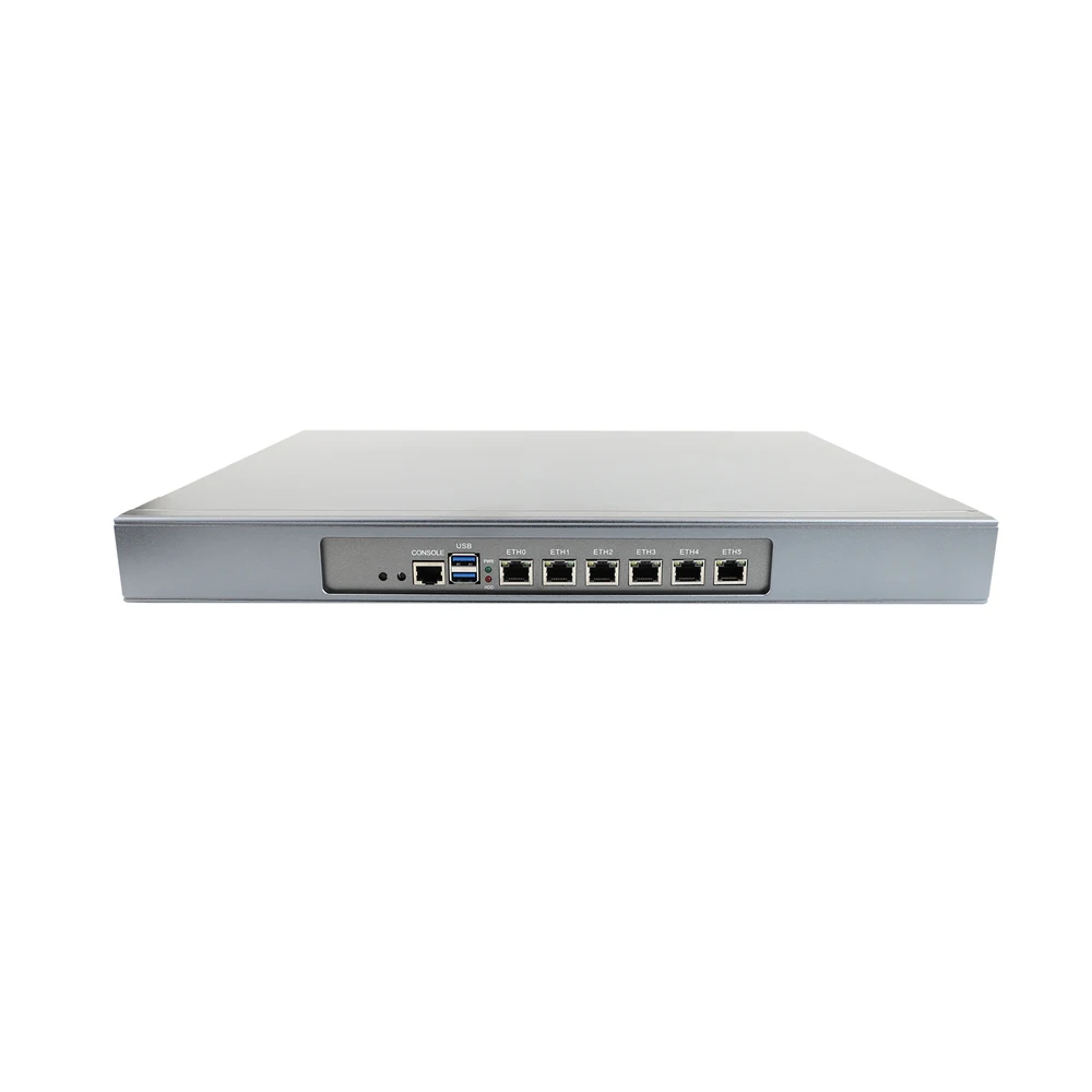 HUNSN 1U Firewall Appliance with Redundancy Power Supply,PFSense,Mikrotik,N100 N305,RJ29,OPNsense,VPN,Rack Mount Router PC,6LAN