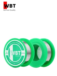 Drut lutowniczy WBT 0,8 mm 30 g SAC305 bezołowiowy srebrny zawierający 3% gorączka Audio słuchawki Audio przewód lutowniczy 60/40