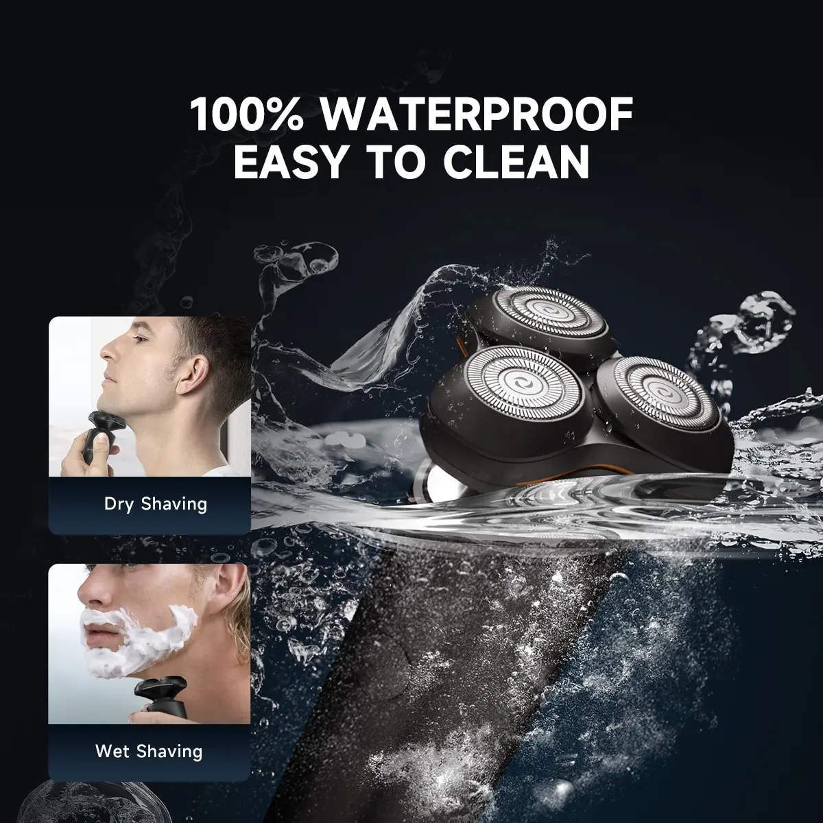 ENCHEN X8 Electric Shaver Magnetic Cutter Blade Waterproof Type-C Rechargeable Portable Men Beard Trimmer