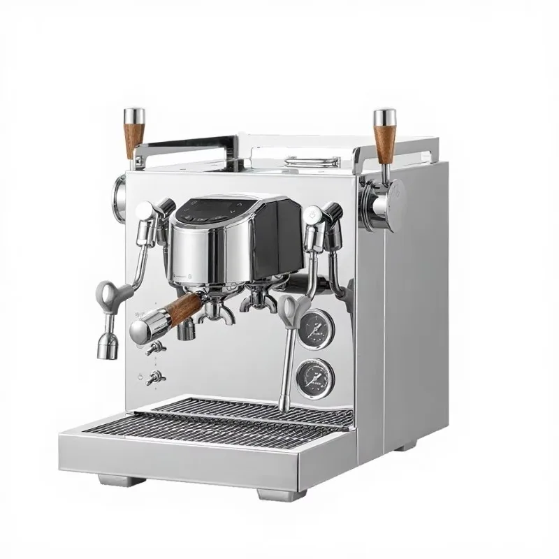 Electric Semi-Automatic Single Group Stainless Steel Espresso Coffee Maker Dual Pumps Hotel Use Cappuccino