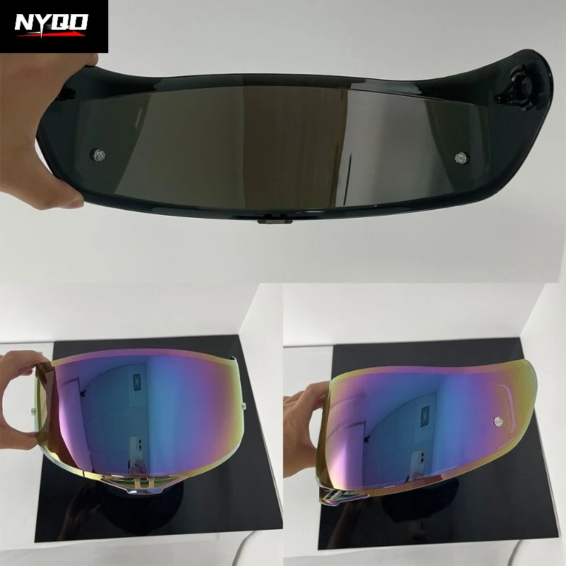 SOMAN Helmet Visor for SM955-S/955/960, Electroplated Mirror Finish, UV Protection Day & Night