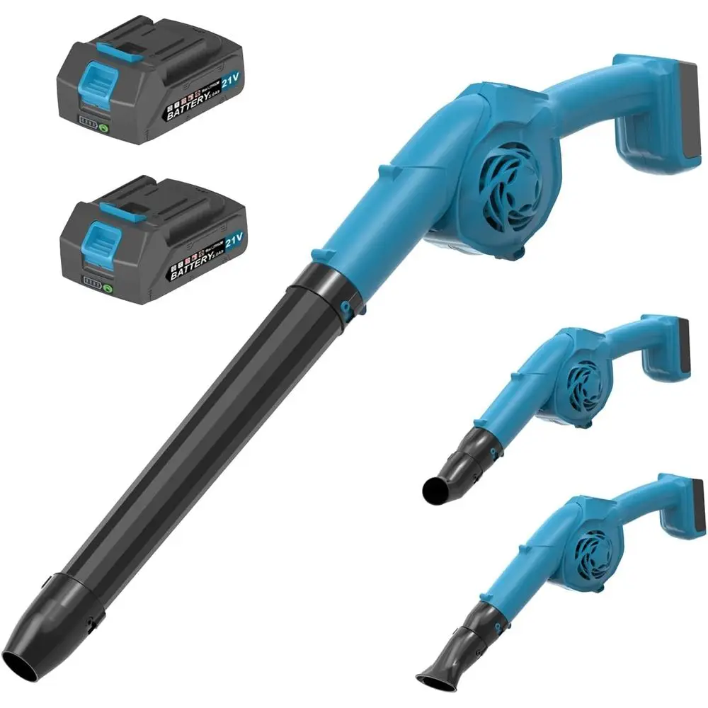 

Cordless Leaf Blower, 320 CFM 180 MPH 3 Speed Lightweight mini Electric Cordless Blower with 2 X 3.0Ah Battery and Charger for Y