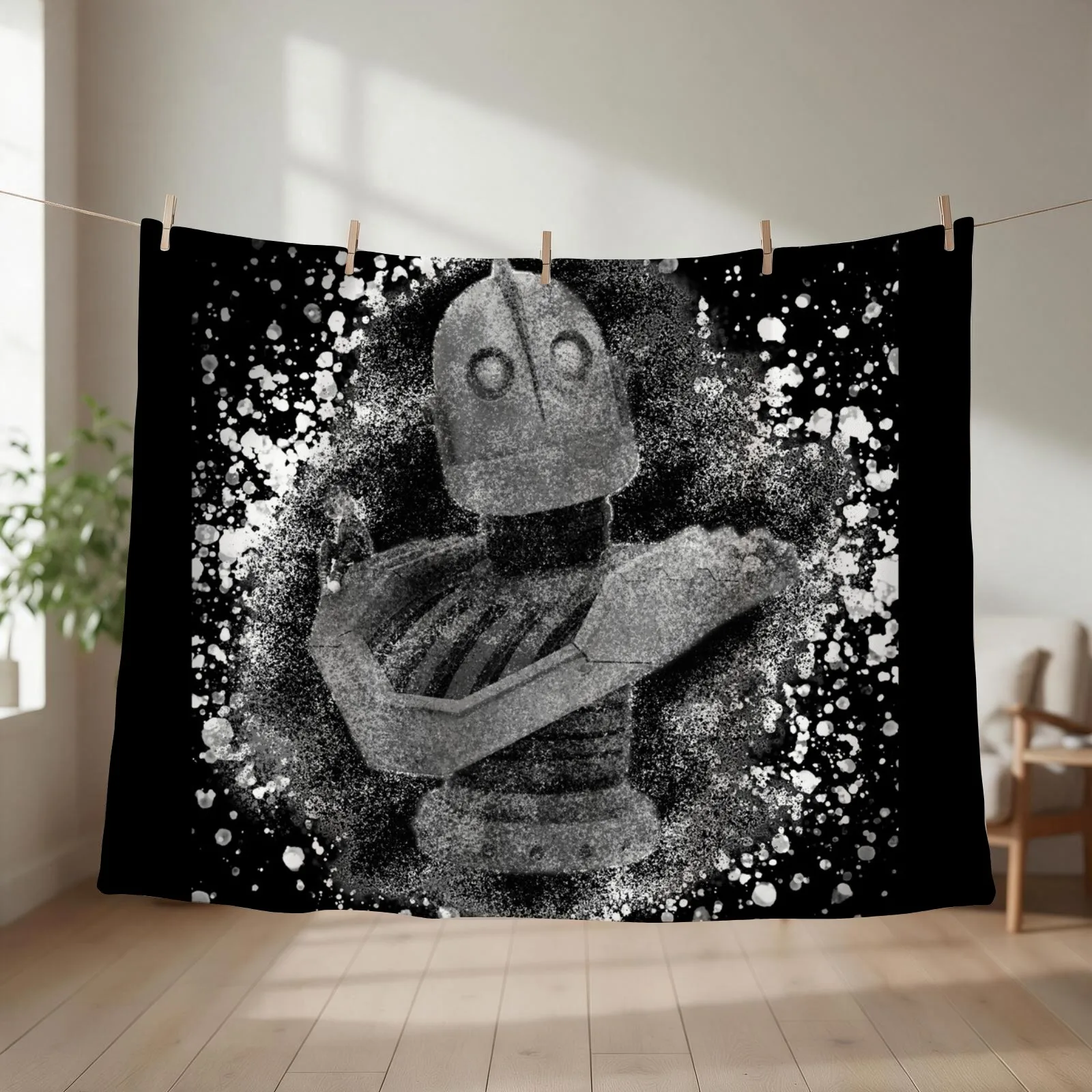 Iron Memories Throw Blanket couch cozy soft plush fuzzy picnic outdoor blanket