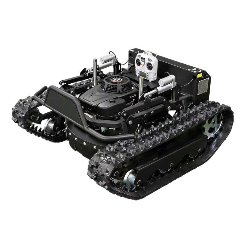 All-terrain crawler remote control high-horsepower slope reclamation machine orchard garden remote control lawn mower
