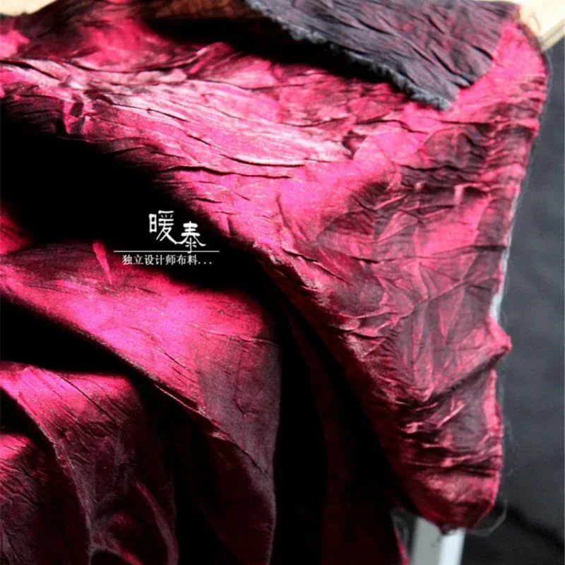 

Красное атласное платье из мягкой шелковистой гладкости для женщин, юбка на подтяжках своими руками, широкие брюки, оптовая продажа, ткань на метр