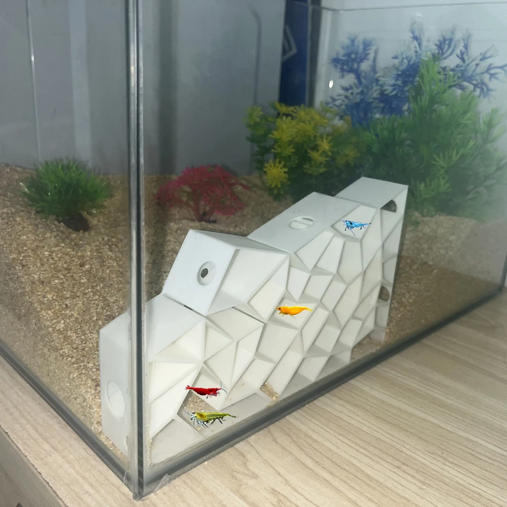 Shrimp Breeding Cave Aquarium Hideout For Fish Rest Play Natural Rock Decor Aquatic Pets Safe Shelter Cichlid Fry - view 4