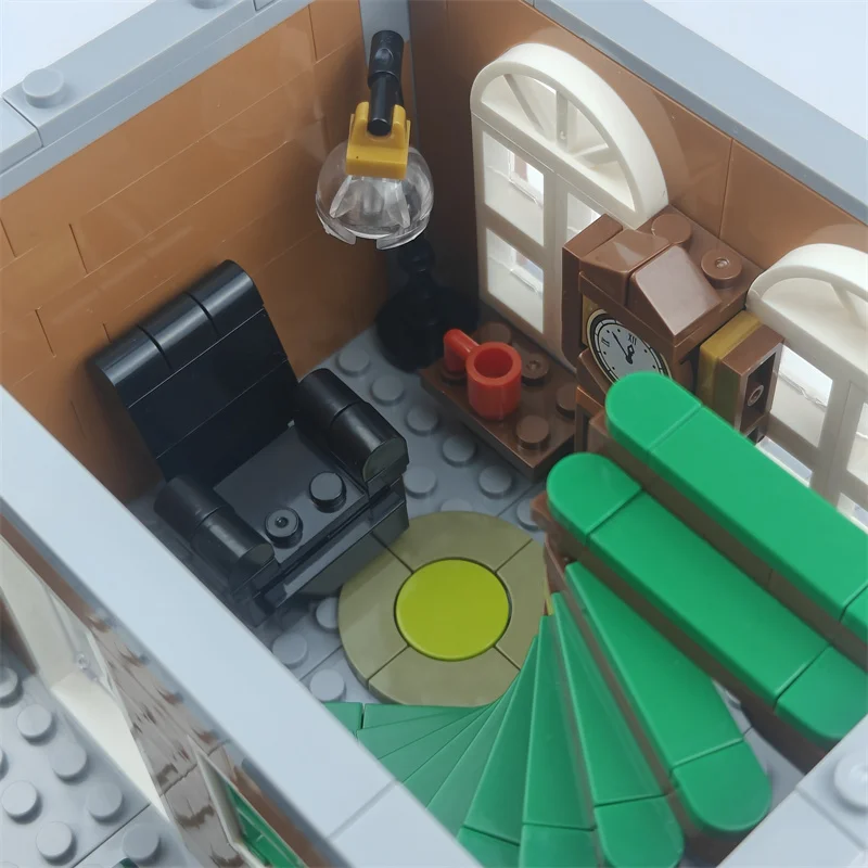 Bookstore House Model Classic Street View Architecture Bookshop Toys Building Blocks High Quality Bricks 10270 Christmas Gifts