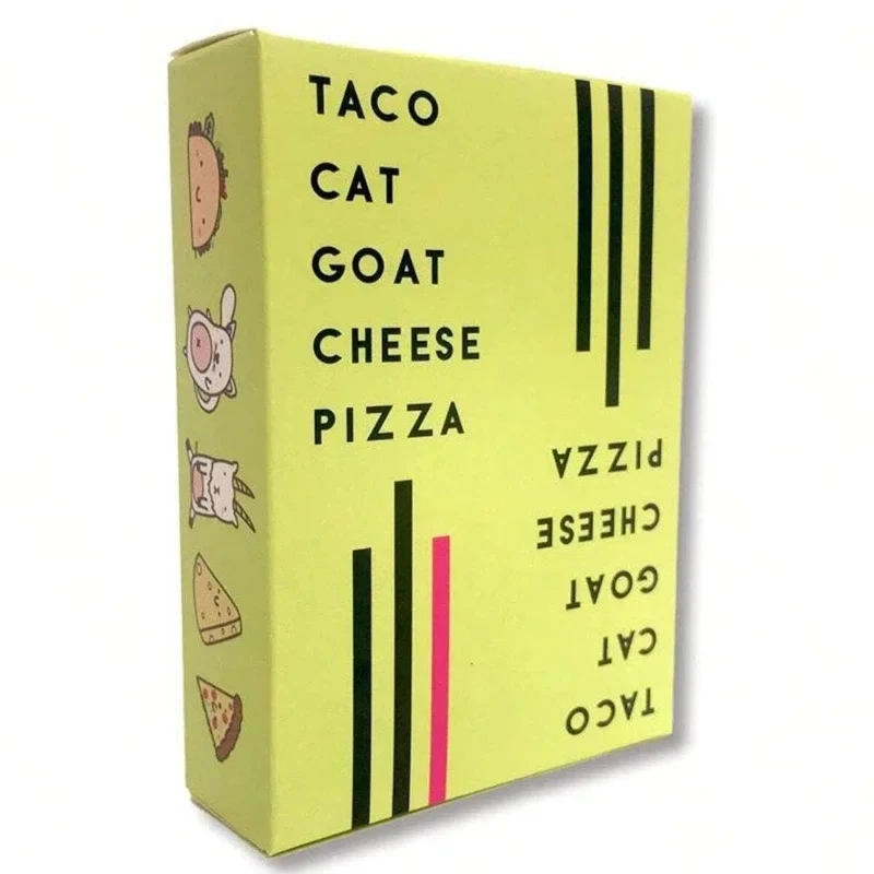 Taco Cat Goat Cheese Pizza | Card Game | Ages 8+ | 2-8 Players | 10-30 Minute Playing Time | Fun Card Game,Party Board Games