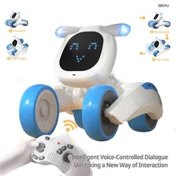 JJRC R28 Smart Talking RC Robot Puppy 2.4Ghz Walk & Dance Interactive Pet Program Robot Dog Voice Control Intelligent Gift Toys