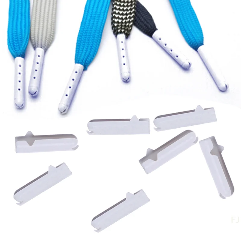 

[YU]10PCS Metal Shoe Lace Tips Replacement Head Bullet Aglets DIY Accessories