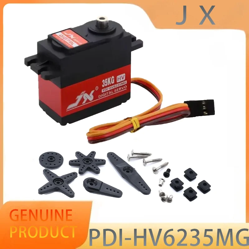 JX Servo PDI HV6235MG 35KG 8 4V 016Sec Metal Gear ad alta precisione Servo digitale RC Auto Robot Bracci Aerei Altre applicazioni