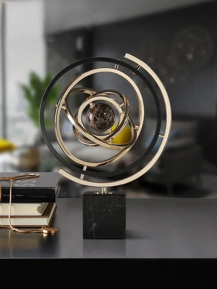 

Modern luxury decorations, living room, foyer, decoration, office desktop, leadership, globe, home furnishings Hot sales