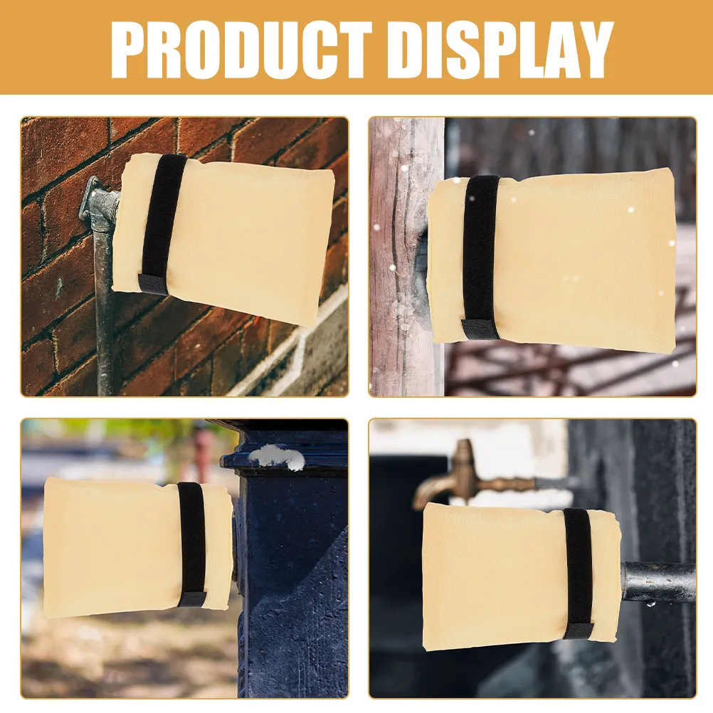 

Winter Tap Cover Outdoor Faucet Freeze Protector Reusable Insulated Cover for Outside Spigot Cold Weather Frost Protection