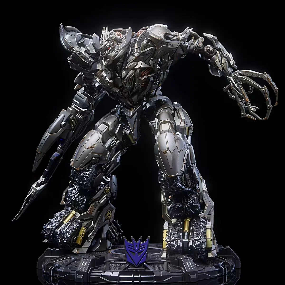 22cm 장난감 재고 있음 트랜스포머 무비 2 메가트론 조립 완료 로봇 모델 액션 피규어 수집가용 피규어