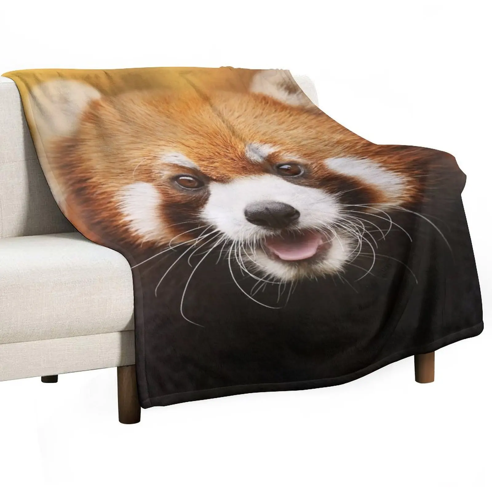 

Red Panda Throw Blanket Decorative Beds Hairy Hairys Thin Blankets