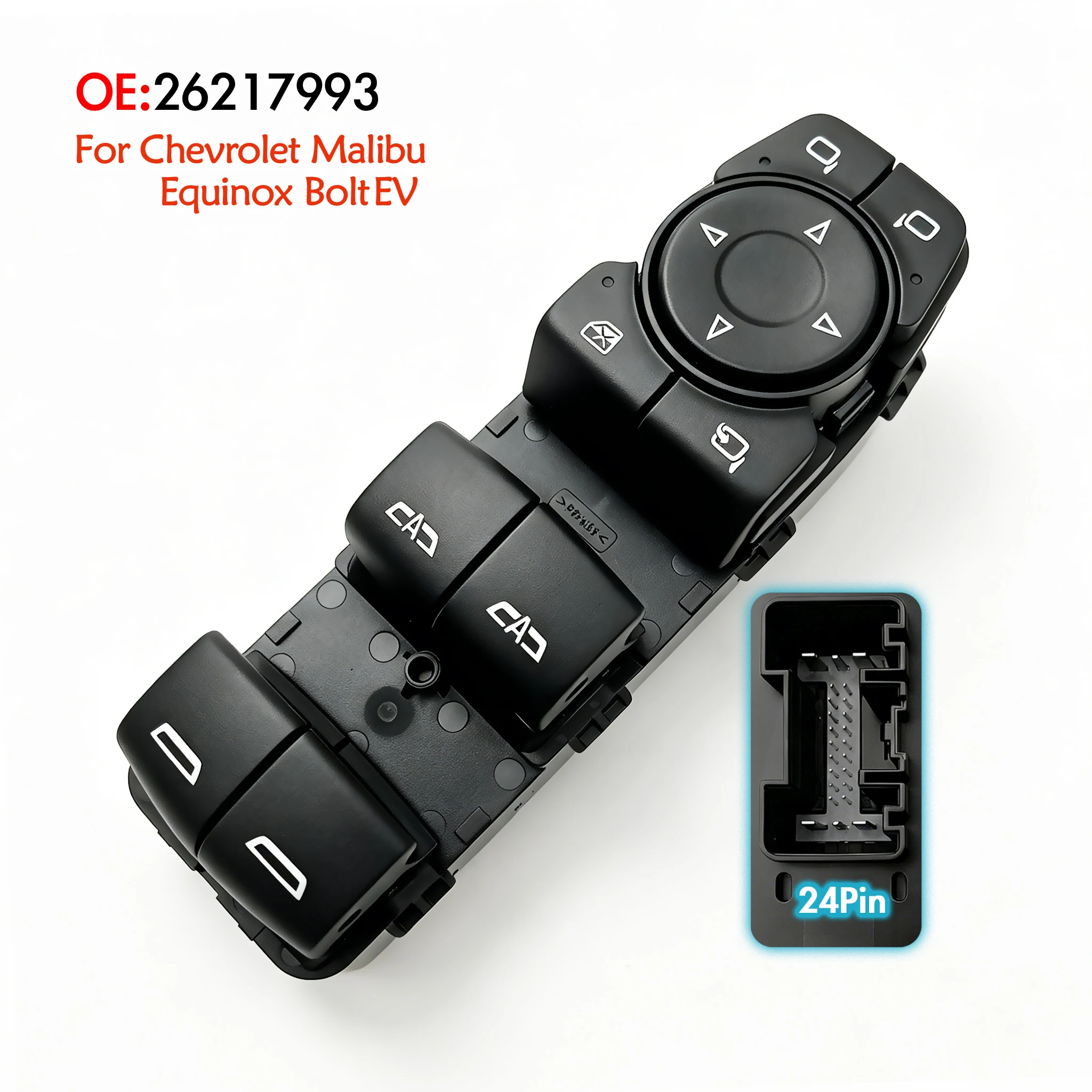 26217993 For Chevrolet Malibu Equinox Bolt Buick lacrosse,Front Left Electric Main Power Window Switch Lifter Control Button