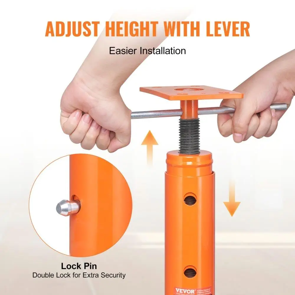 رافعة أرضية قابلة للتعديل لرفع تسوية أرضية المنزل بارتفاع 19 بوصة - 36 بوصة للمجموعة #3