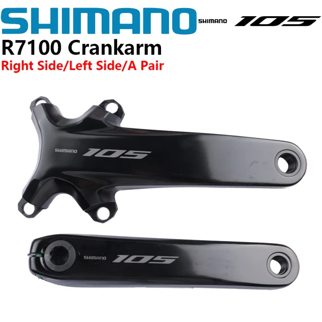 Shimano 105 R7100 Di2 Series Crankset R7100 Crankarm 2x12s Left 