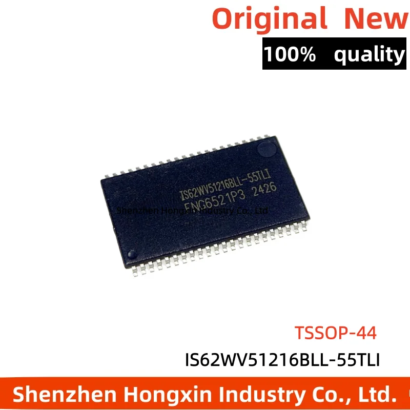 

1 piece of IS62WV51216BLL-55TLI SMT TSSOP-44 RAM storage chip IC