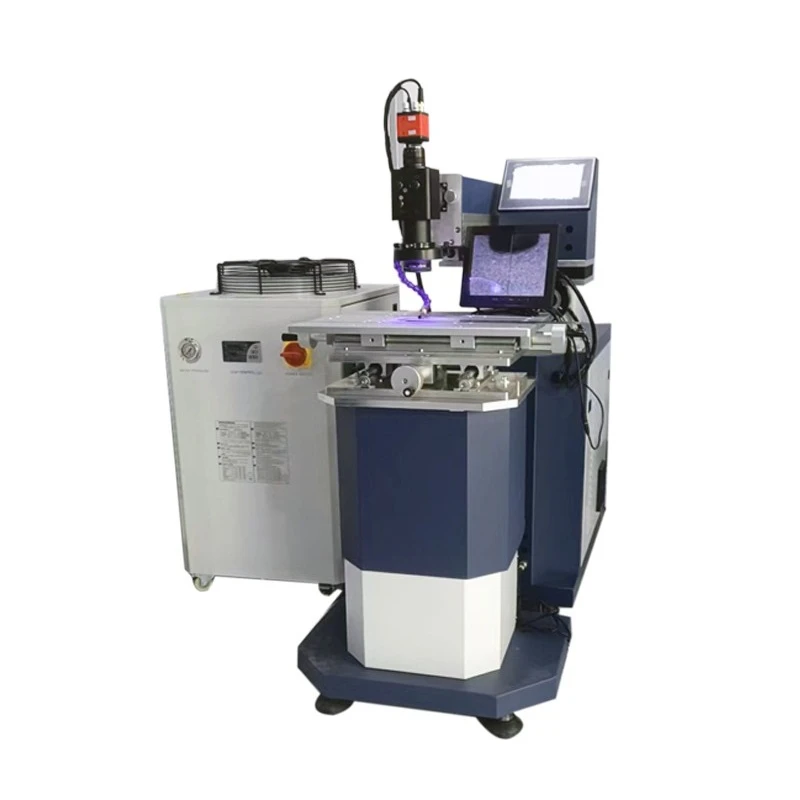 Mold laser welding machine repair small automatic boom stainless steel gold and silver pulse fiber 200w spot welding machine