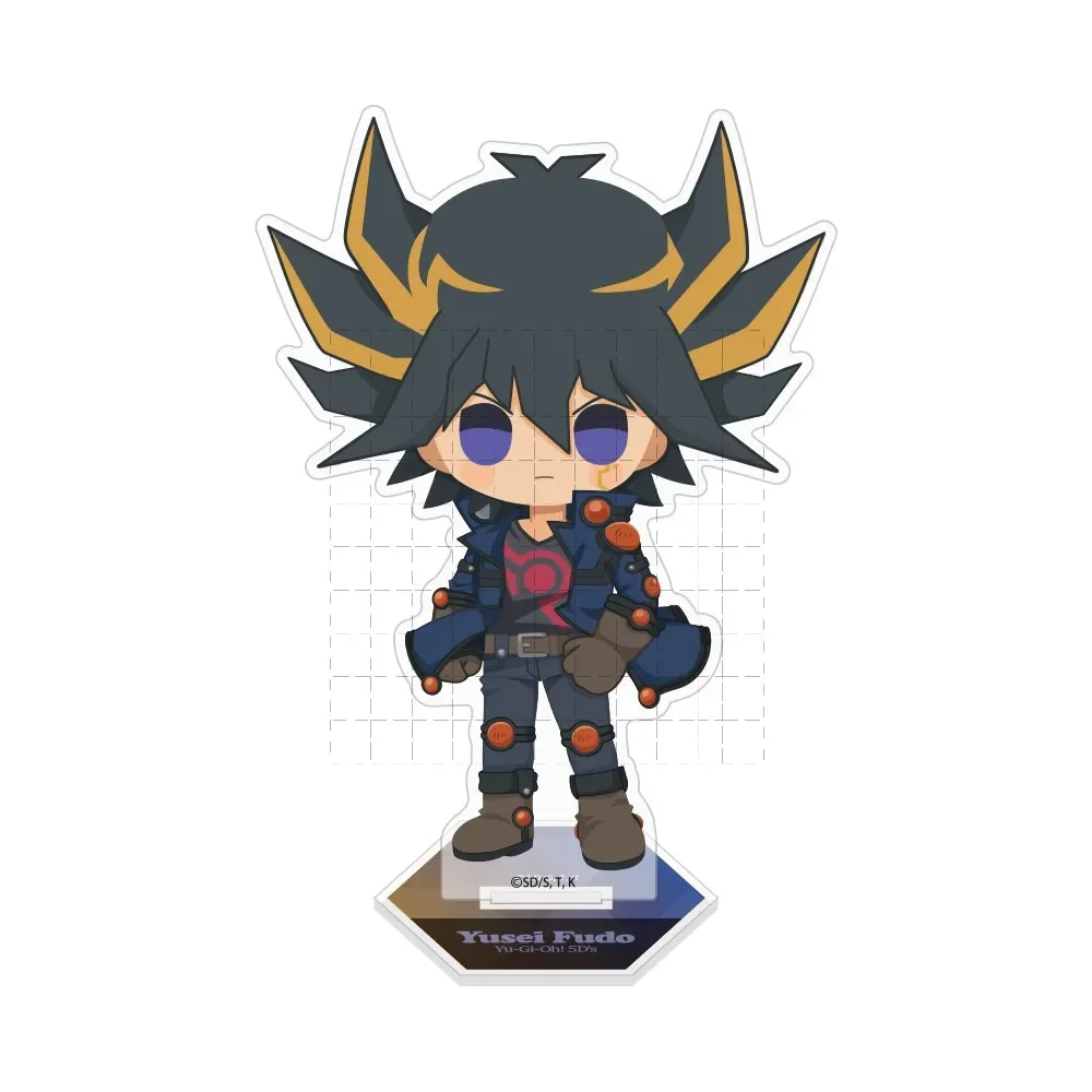 Game Yu-Gi-Oh! 5D\'s Acrylic Stand Doll Anime YuGiOh Fudo Yusei JACK ATLAS Akiza Izinski Figure Model Plate Cosplay Toy for Gift