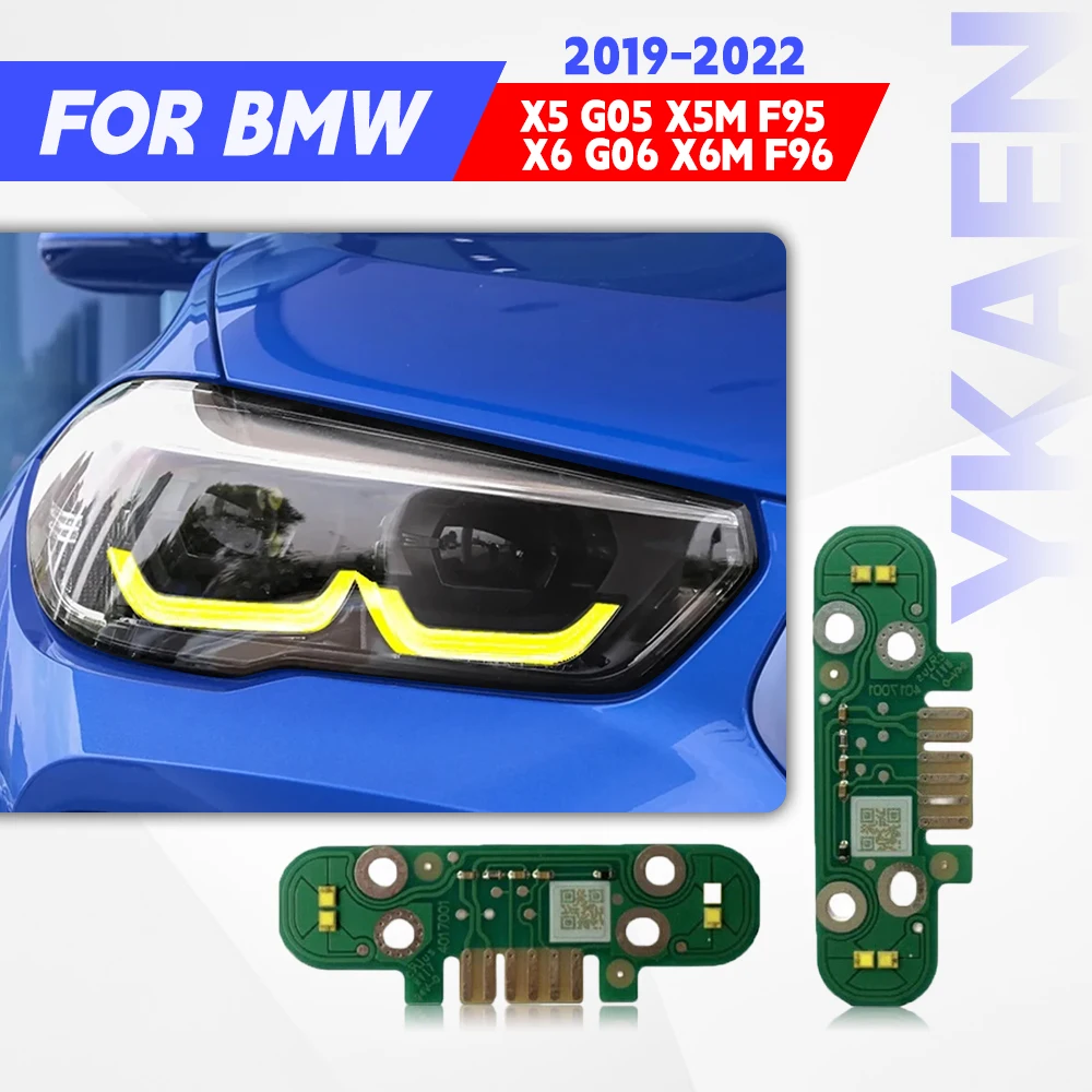 

LED Headlight Non-Laser Yellow DRL LED Boards For BMW X5 G05 X5M F95 X6 G06 X6M F96 Daytime Running Light Module 63119477985