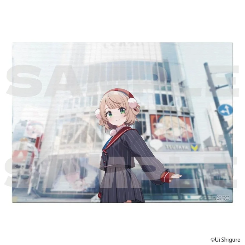 Cartoon Shigure Ui Vtuber Super Kawaii Acrylic Stand Model Plate Keychains Living Desk Room Decor Festivals Gifts