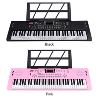 61-Key Piano Digital Music Electronic Keyboard with Built-In Dual Speakers Kids Piano Electronic Keyboard Synthesizer Instrument