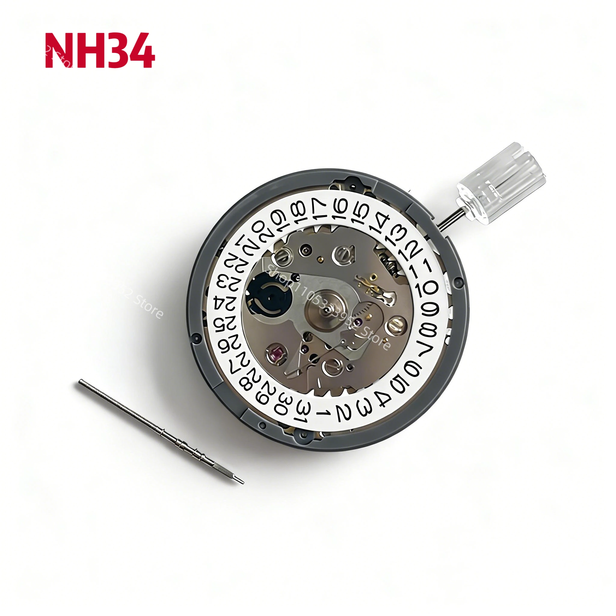 

Japan TMI NH34 GMT Automatic Movement 21600bph White Hacking Hand-Wind for Seiko Mods 27.4mm
