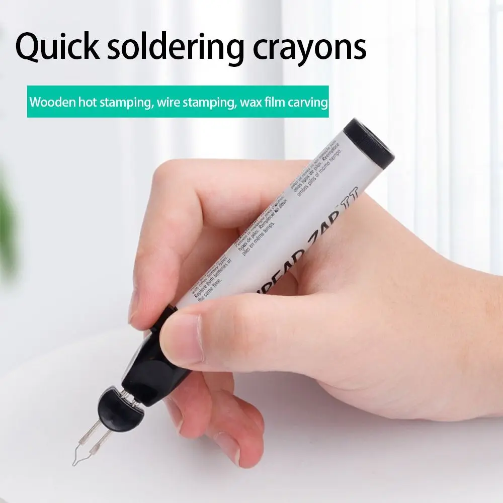 Durable Safely Welding Wax Pen Jewelry Making Leather Craft Soldering Wax Pen Portable Thread Zapper