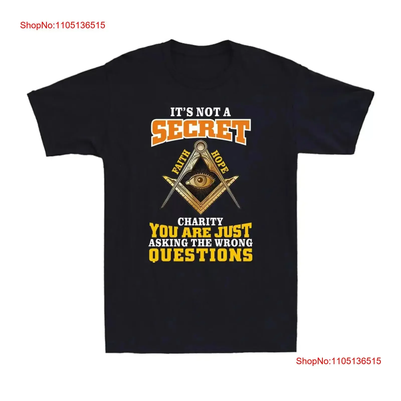 C'est pas une carité secrète franc-maçon maîtrique t-shirt pleine taille S 4XL vintage lavé graphique respirant polyvalent