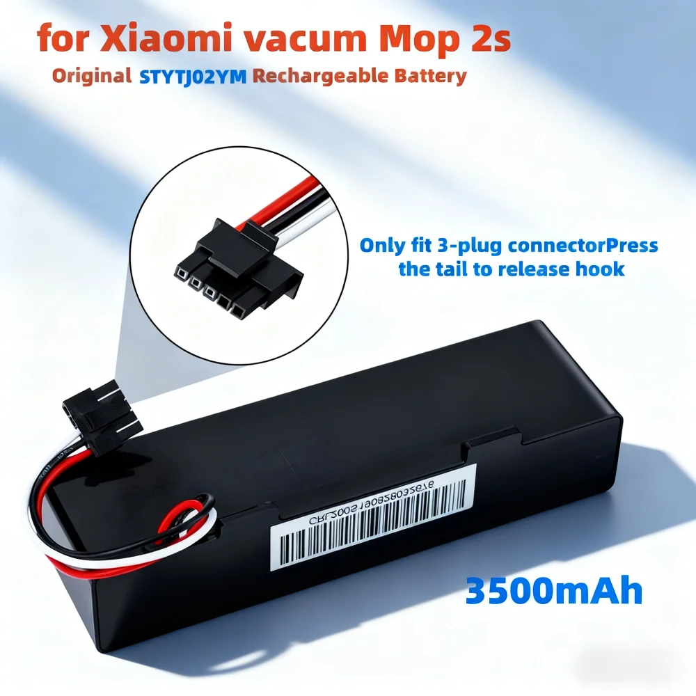 STYTJ02YM 14.8V Battery Original for Xiaomi Mijia LDS Vacuum Cleaner,Mi Robot Vacuum-Mop P,Mi Robot Vacuum-Mop 2S/Haier JX37