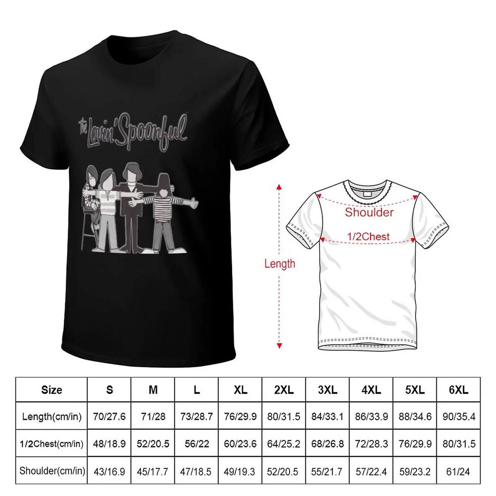 The Lovin Spoonful T-Shirt t shirt for man 100 percent cotton T-Shirt