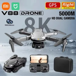 Xiaomi-Dron Mijia V88 8K, cuadricóptero profesional aéreo con doble cámara, omnidireccional, evita obstáculos, GPS, plegable, 10km