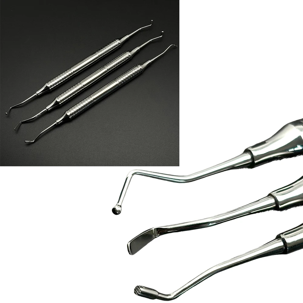 

Dental Stainless Steel Dental Resin Composite Filling Instrument Filler Spatula Double Ends Dentist Lab Tools