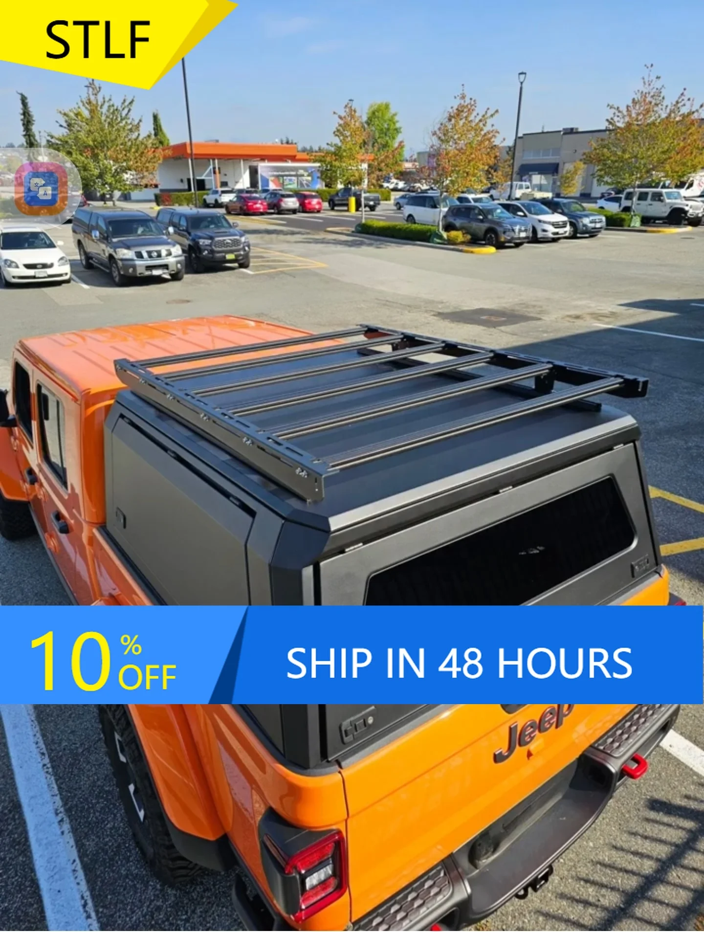 

STLF4x4 Waterproof Aluminum Alloy Truck Canopy Pickup Truck Topper Camper Canopy for Jeeps