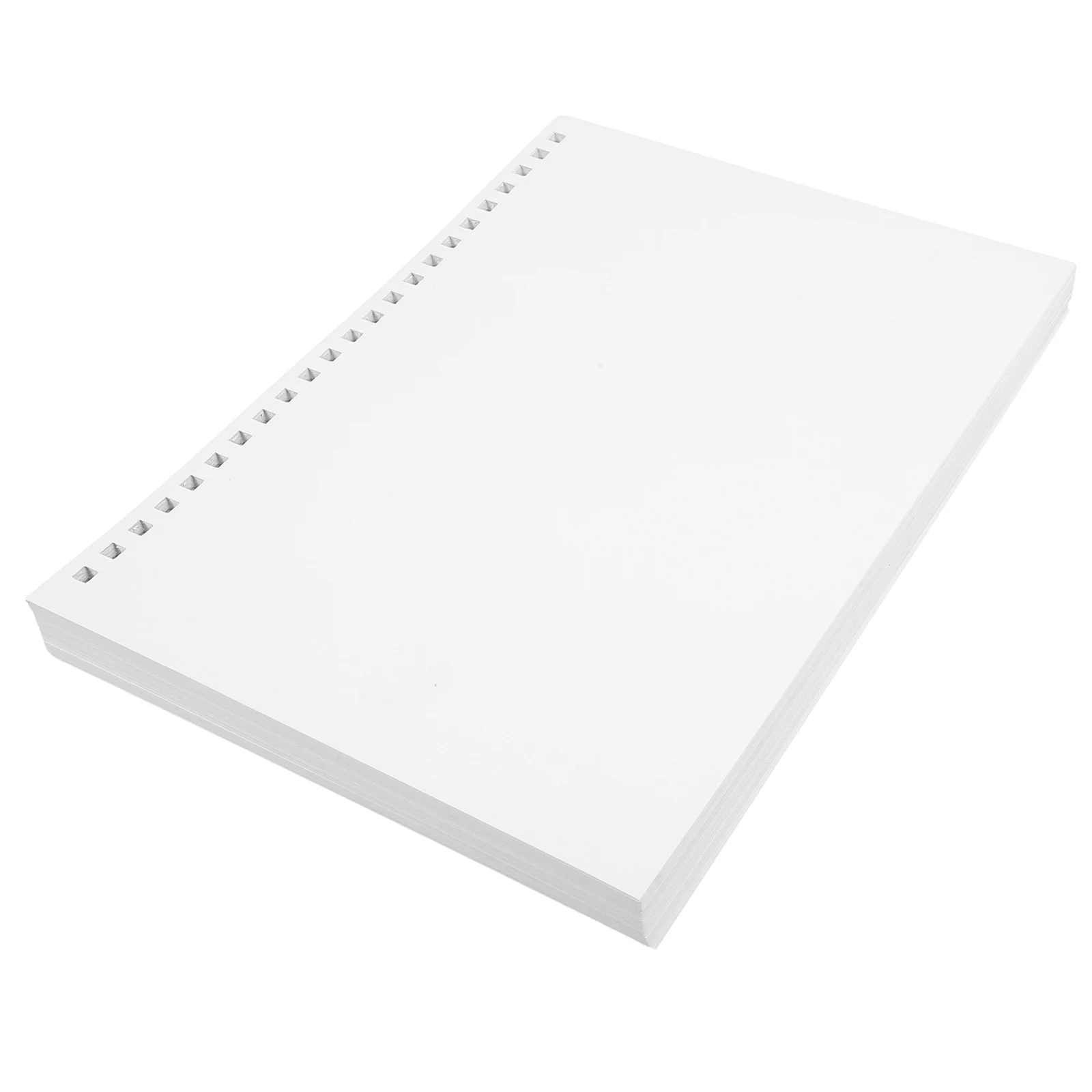 

50 Pcs Calendar Blank Drawing Paper Inner Pages Pre holed Loose Leaf Paper Notebook Refill 8 Inch Portable Drawing Painting