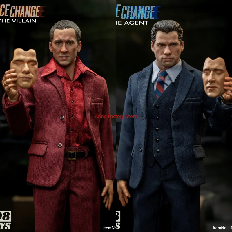

In Stock 108TOYS 1/6 Scale 108004 108005 Red Blue Suit With Sunglasses Strong Male Soldier Suit Fit 12inch Action Figure Toys