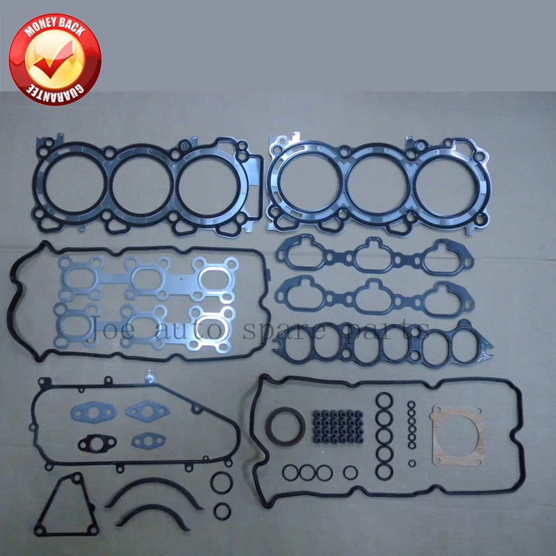 VQ30DE 3.0L 2987cc  Engine Full gasket set kit for Nissan Maxima  (A32) 1995-1999 / Infiniti I30 (A32) 1996-1999 10101-38UX5