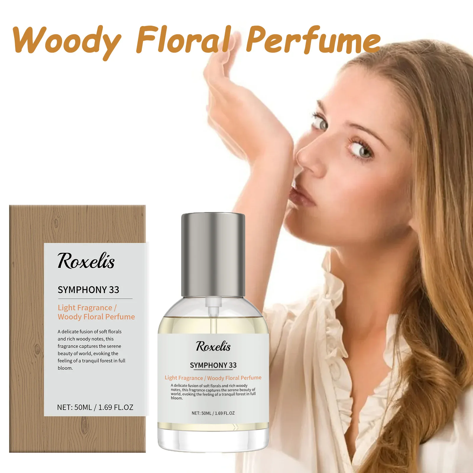 

Elegant Woody Floral Perfume Natural Fresh Light Scent Long Lasting Fragrance Eau De Toilette Dating Flirting Women Perfume