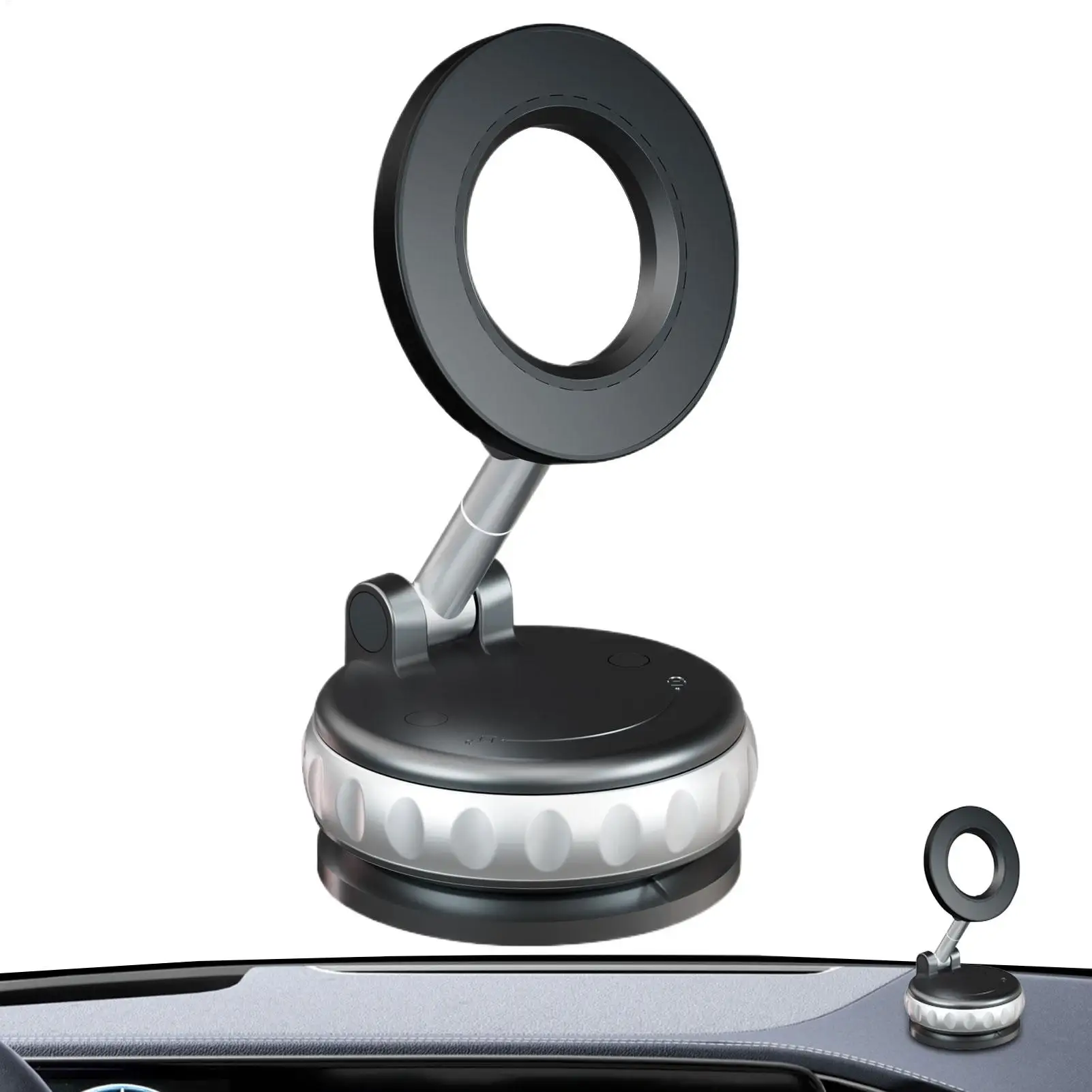 

Vacuum Phone Holder Magnet Vacuum Magnetic Phone Stand Car Mount Easy Gadgets Foldable Mobile Stand Car Accessories Bracket For
