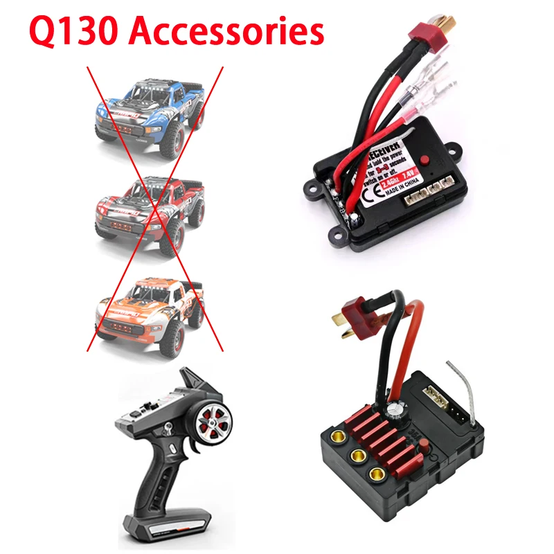 Contrôleur de vitesse électronique ESC sans balais, télécommande brossée pour SCY Q130 RC, pièces de rechange d'origine, accessoires de voiture, 35A, 30A