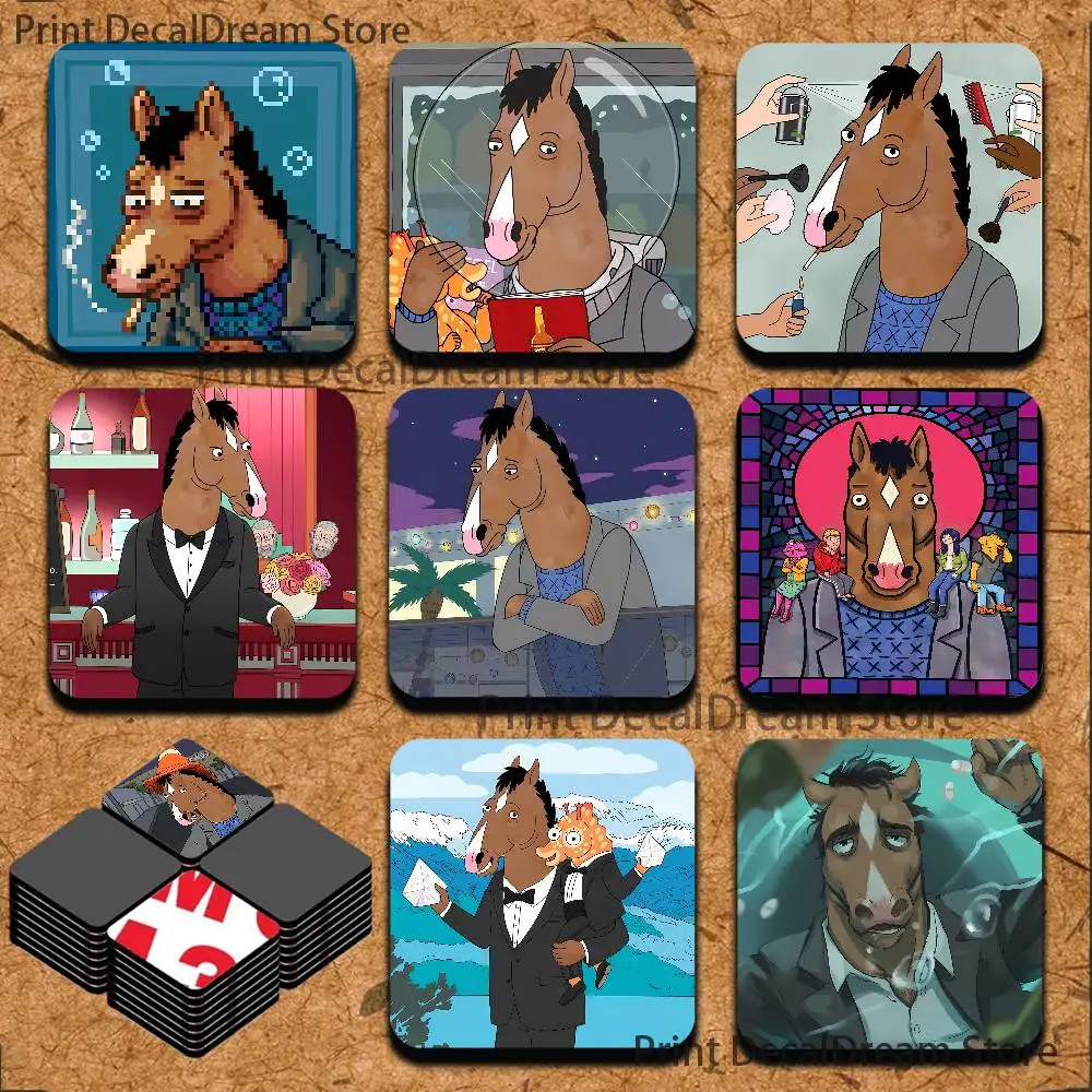 

B-BoJack H-Horseman Refrigerator Magnets Cute Cartoon Magnetic Personality Decorations Creative Gifts