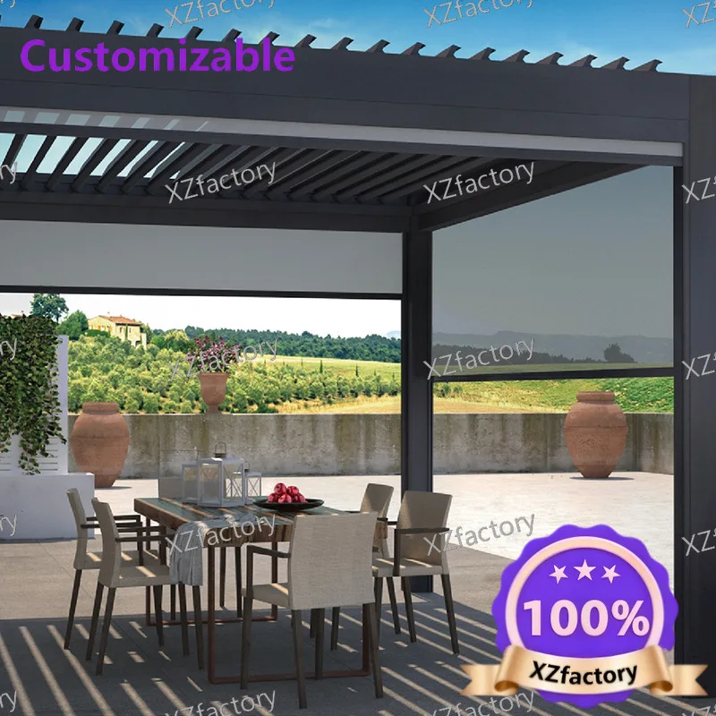 Custom Electric Remote Control Roller Shutter – Windproof, Rainproof and Mosquito-proof for Garages, Outdoors & Cafés